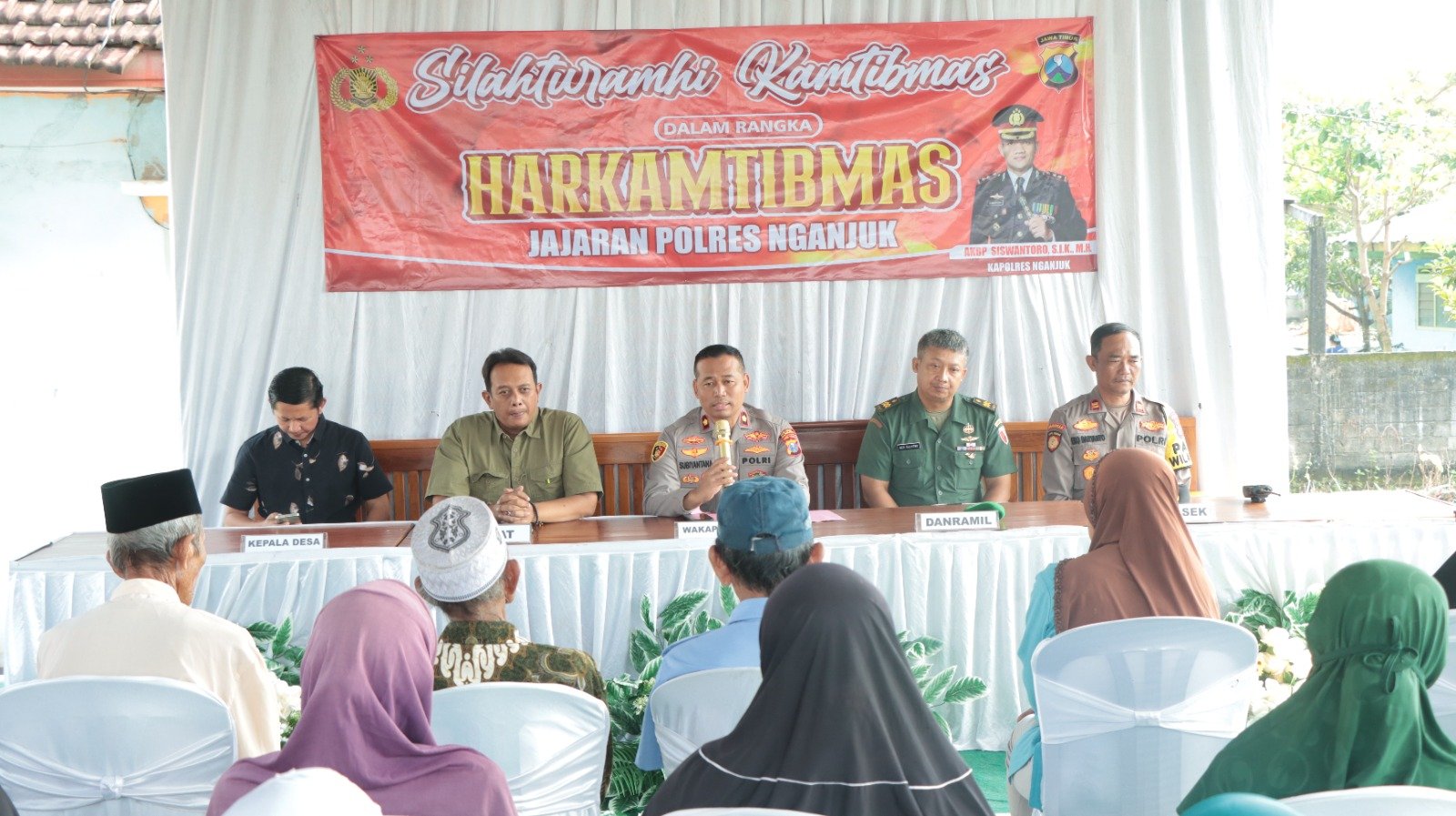 Polres Nganjuk Gelar Silaturahmi Kamtibmas dan Baksos untuk Lansia di Bulan Ramadhan