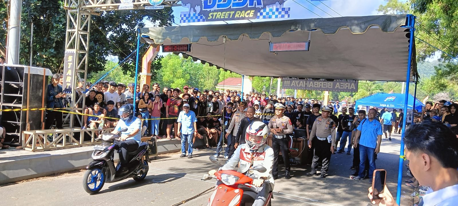 Street Race Digelar, Polres Pacitan Deklarasikan Zero Balap Liar