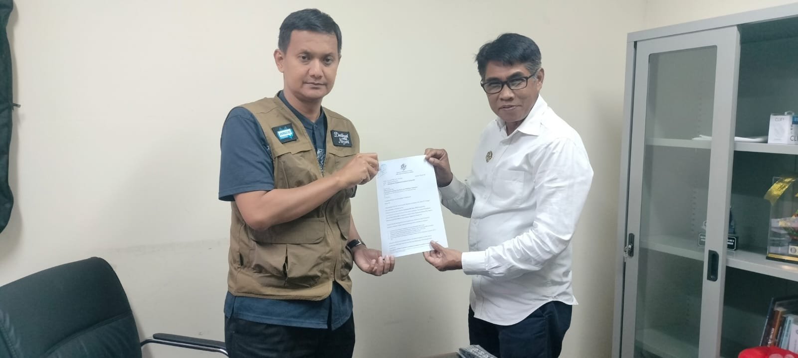 Ketua Umum DPP PJS Serahkan Dokumen Ke Dewan Pers Tahun 2025