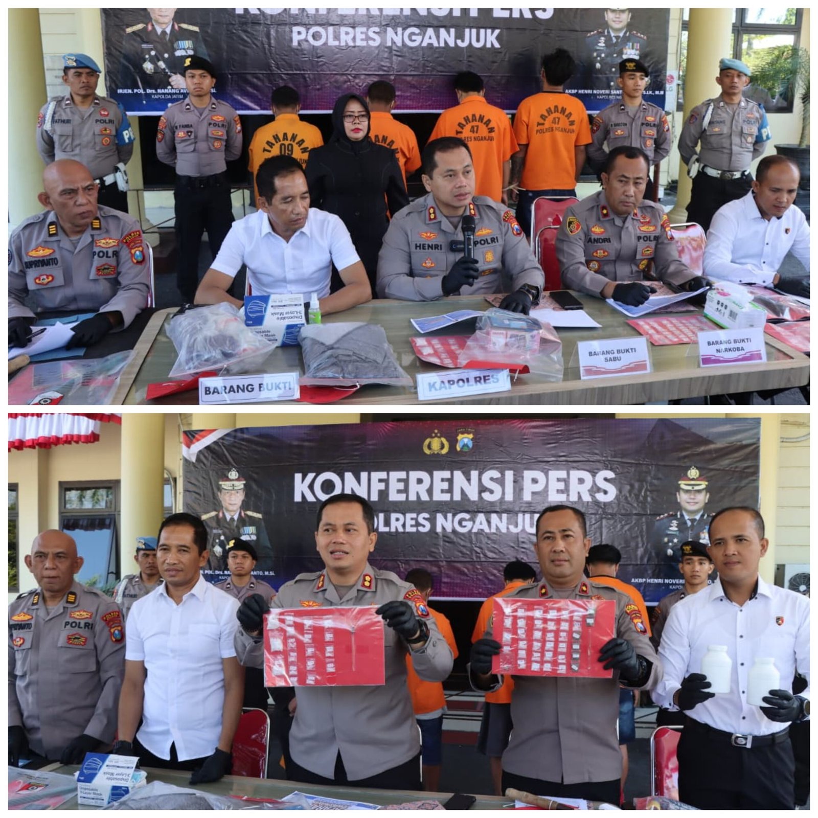 Ungkap Kasus Menonjol, Polres Nganjuk Beri Jaminan Rasa Aman Kepada Warga