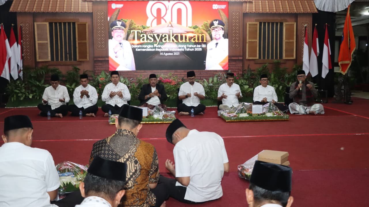 HUT ke-80 RI, Pemkab Nganjuk Gelar Tasyakuran Penuh Khidmat