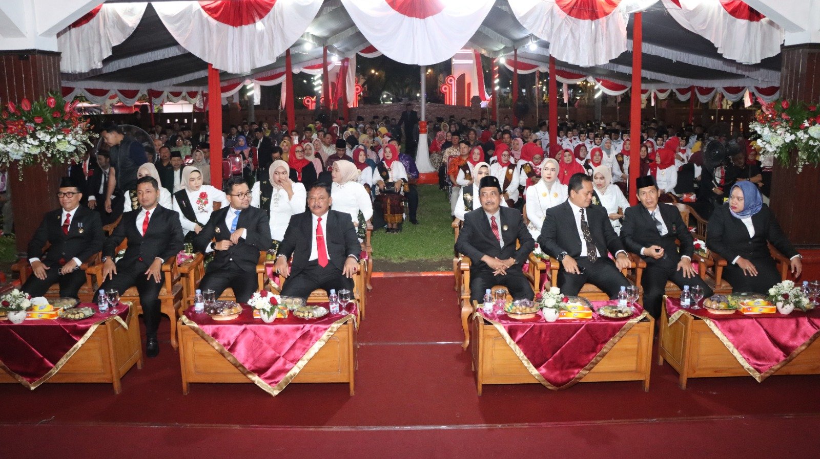 Resepsi Kenegaraan di Pendopo Nganjuk Peringati HUT RI ke-80