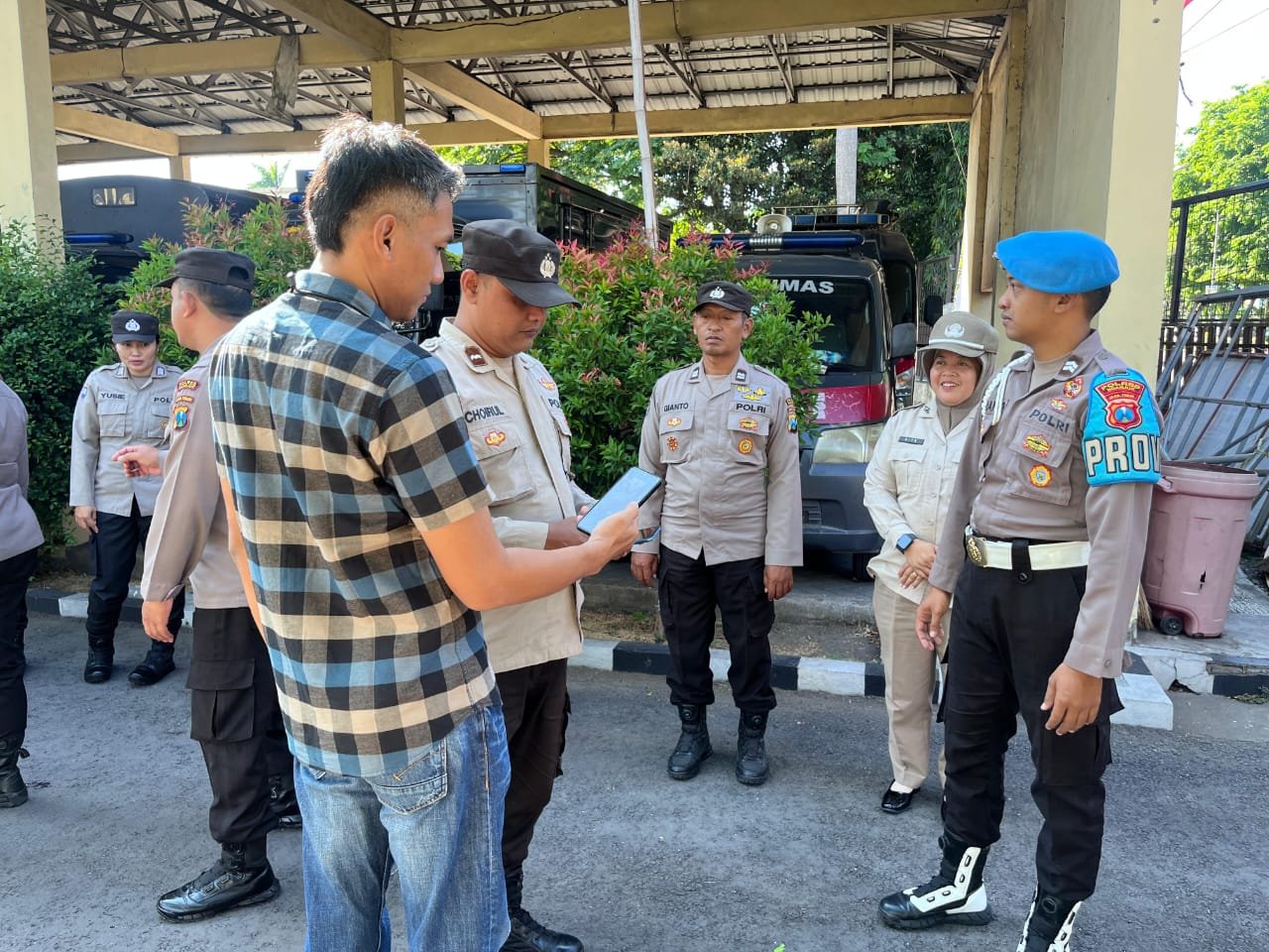 Polres Nganjuk Jaga Marwah Institusi, Awasi Anggota dari Judi Online dan Flexing