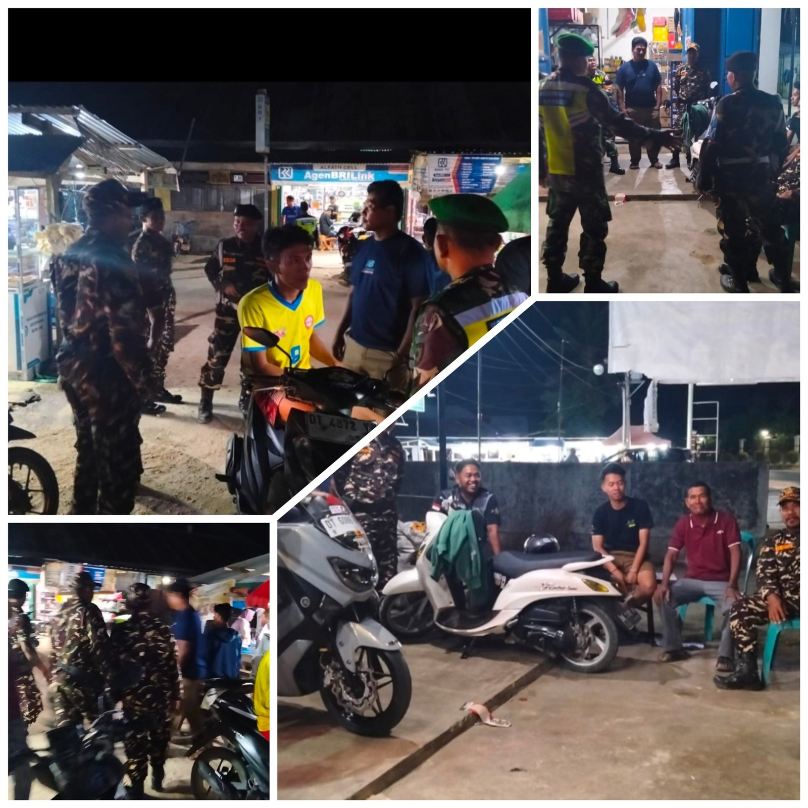 Babinsa dan Komduk Gelar Patroli Malam di Andoolo Utama, Warga Dihimbau Jaga Silaturahmi dan Waspada Hoaks