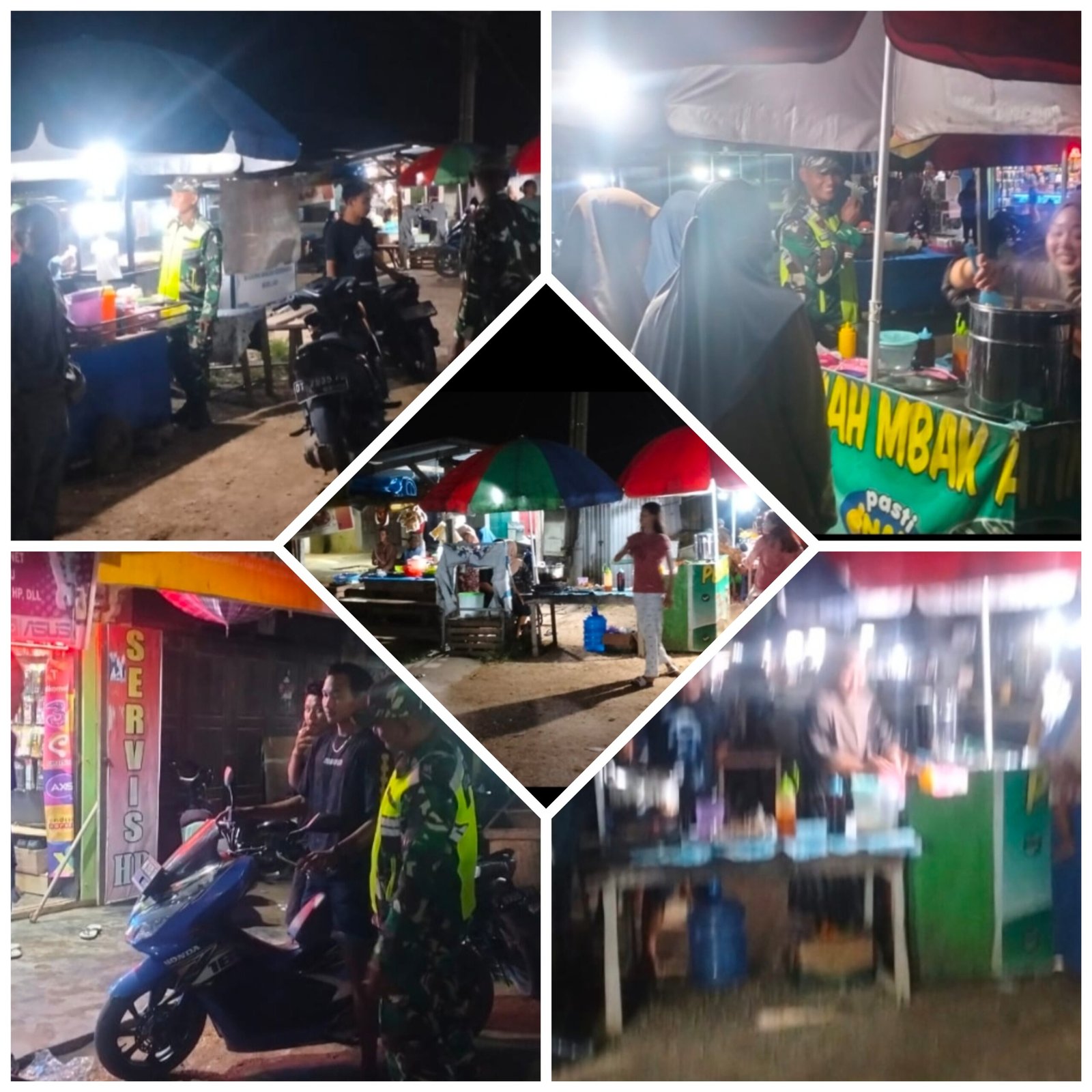 Babinsa dan Komduk Gelar Patroli Cipta Kondisi, Warga Andoolo Barat Diimbau Waspada dan Jauhi Hoaks
