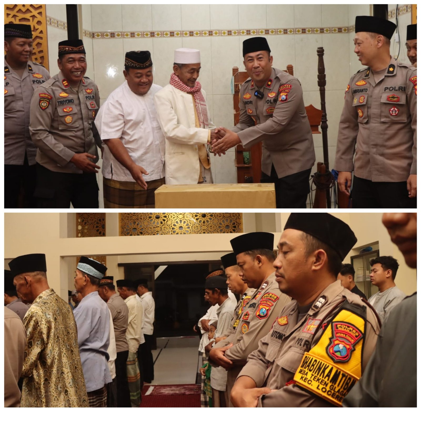 Safari Subuh di Loceret, Kapolres Nganjuk Ajak Warga Perkuat Iman dan Waspadai Hoaks