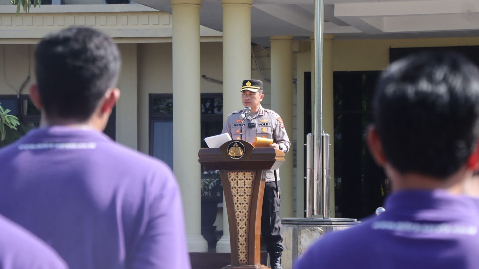 Sinergi Polres dan Buruh Nganjuk, Wujudkan Kamtibmas Kondusif Lewat Apel Kebangsaan