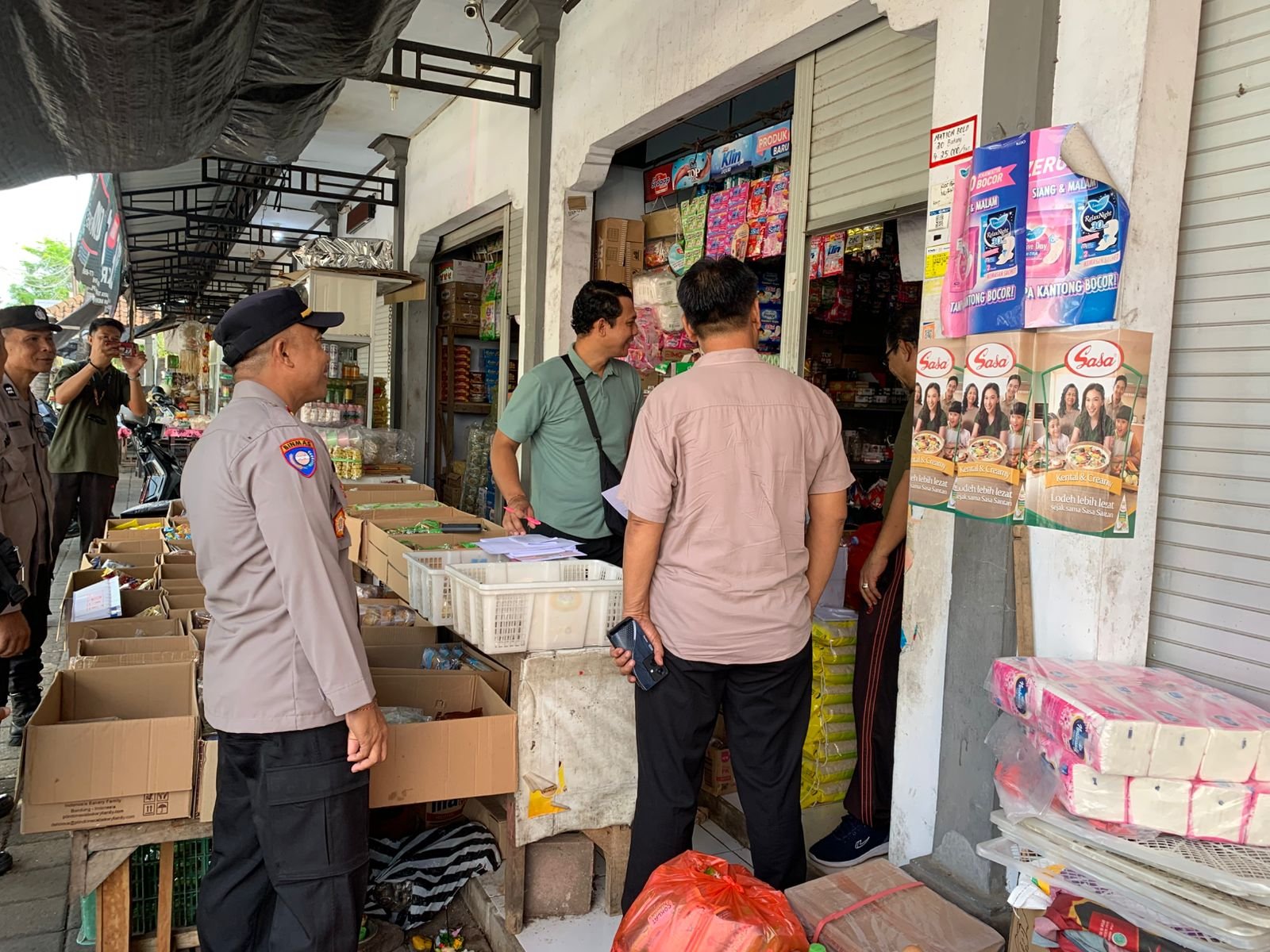 Polres Jembrana Bersama Dinas Perdagangan Cek Harga Beras, Pastikan Sesuai Harga Eceran Tertinggi (HET)