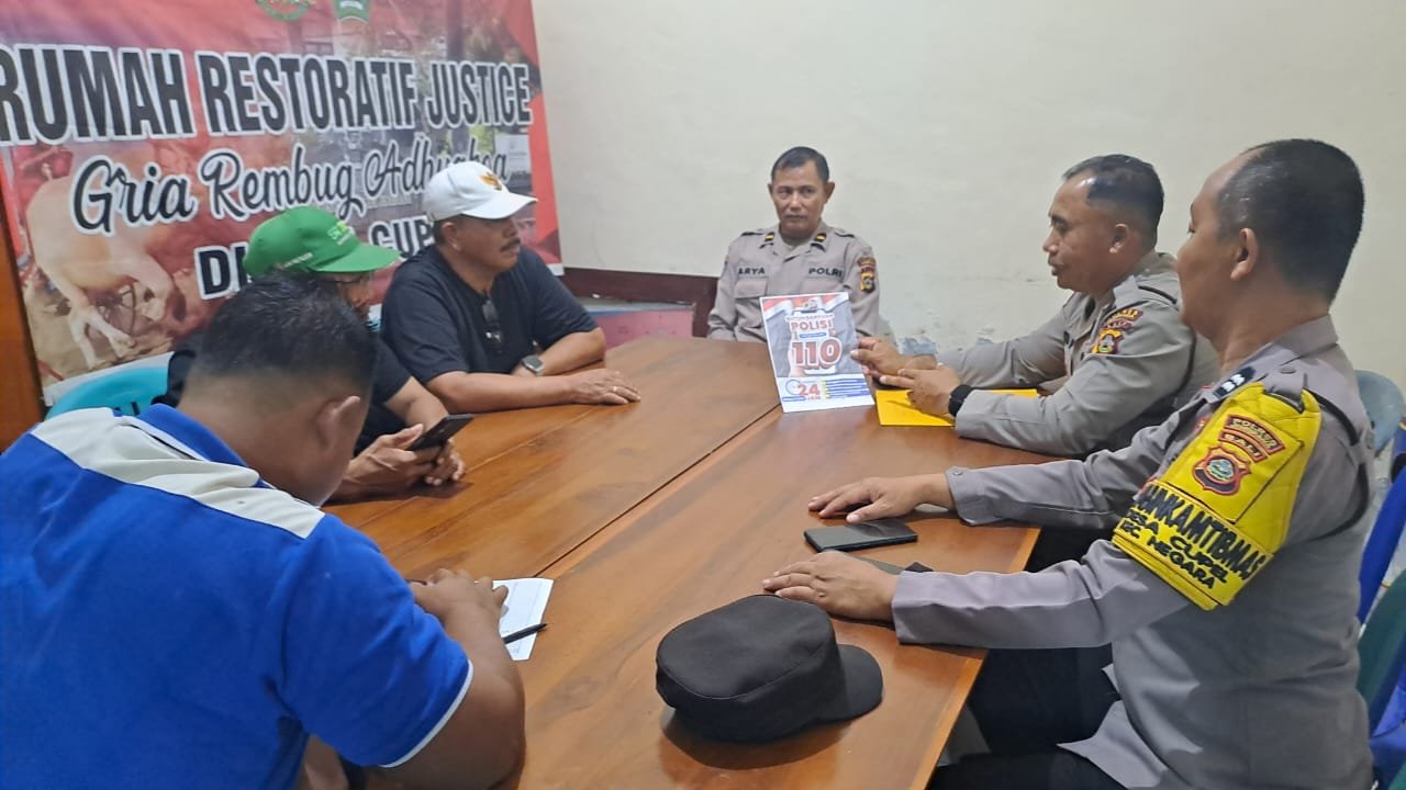 Polres Jembrana Sambang Kamtibmas, Silaturahmi Perkuat Sinergi dengan Tokoh Masyarakat