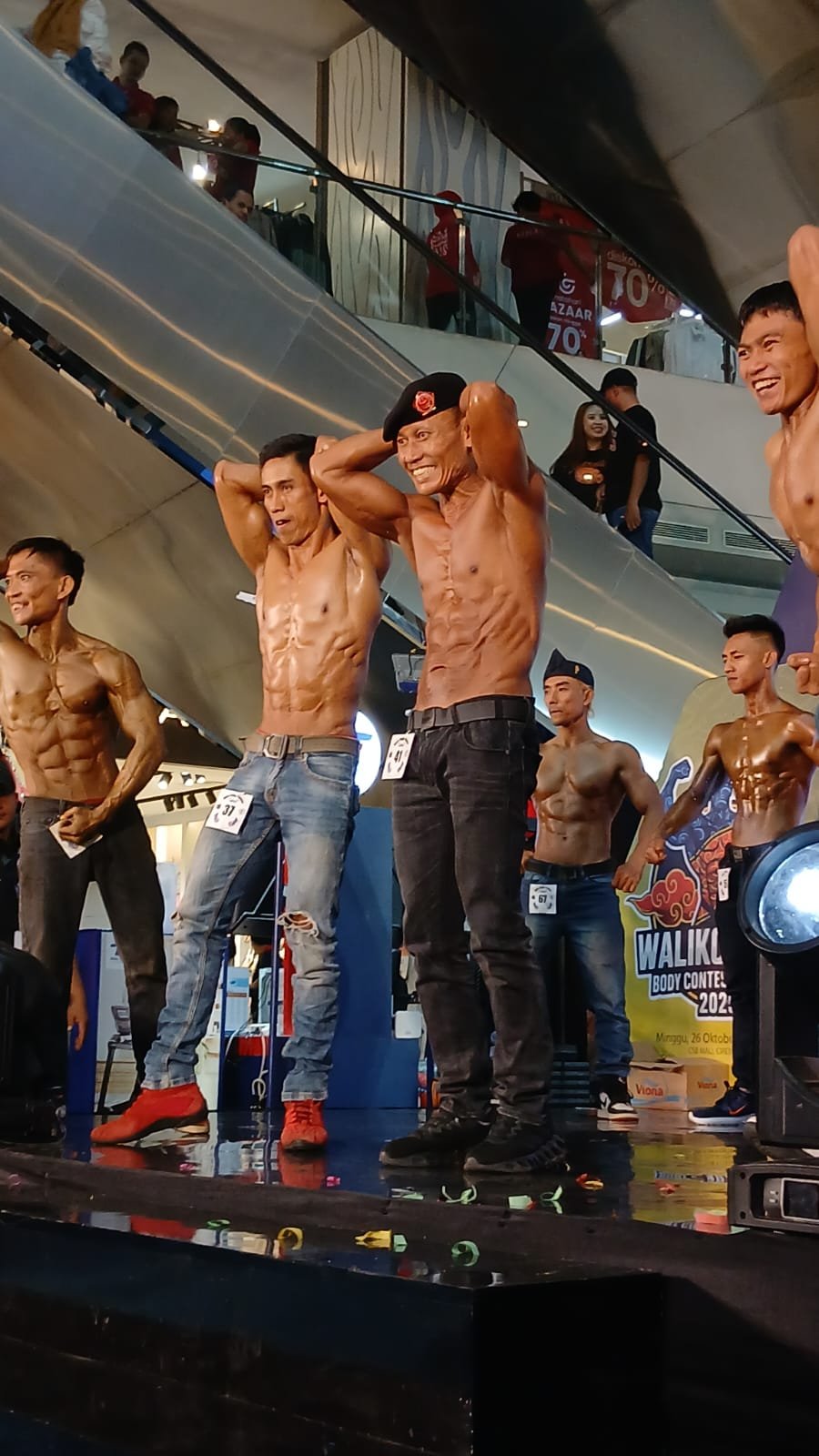 Prajurit Perang Pikiran Unjuk Otot di Wali Kota Cup Body Contest Cirebon 2025