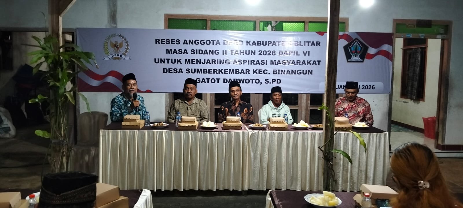 RESES MASA SIDANG KE II DAPIL 6 DI LAKSANAKAN DENGAN PENYERAPAN ASPIRASI MASYARAKAT
