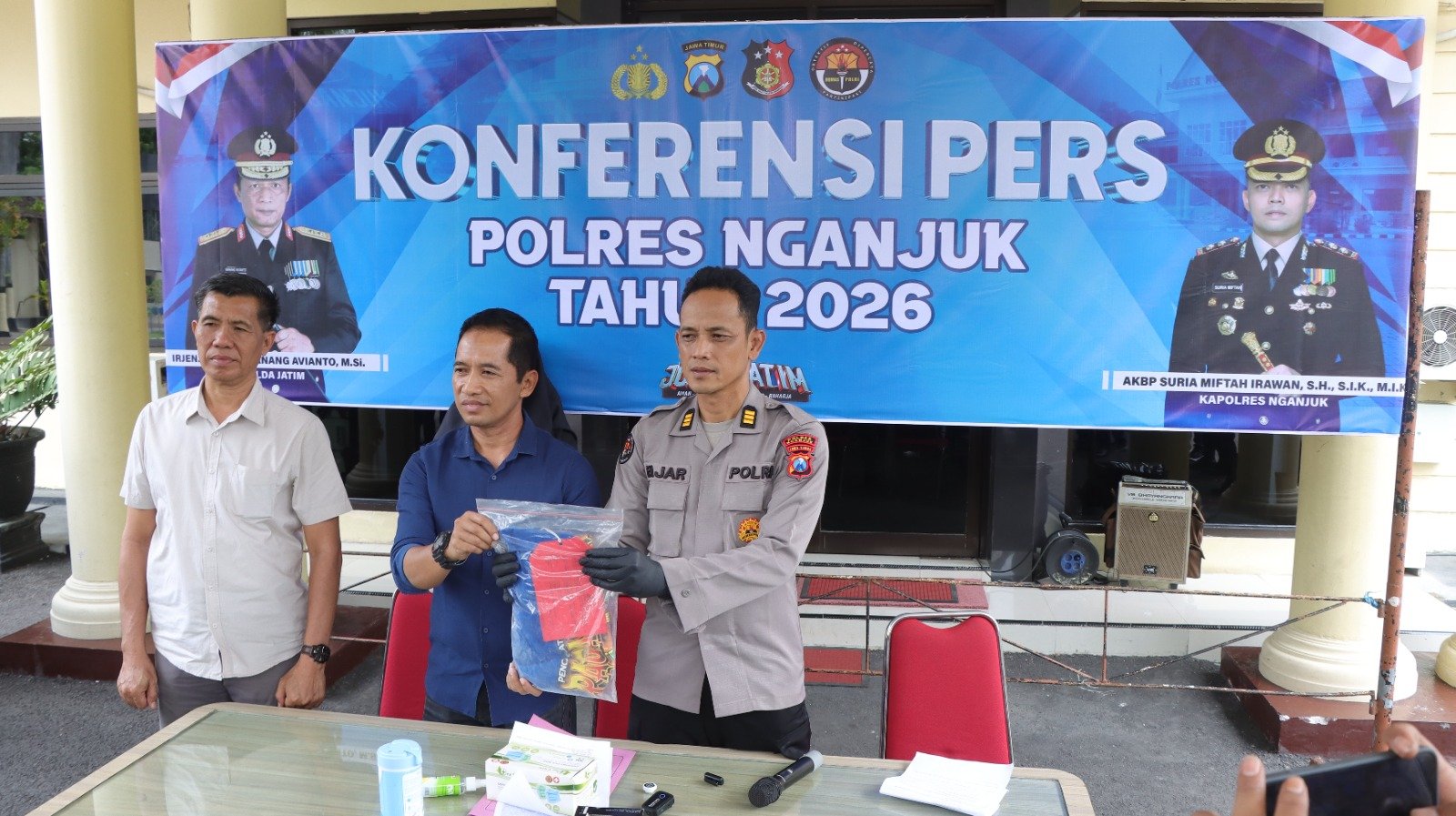 Ungkap Dugaan Kasus Penganiayaan di Patianrowo, Polres Nganjuk Tetapkan Sembilan Tersangka