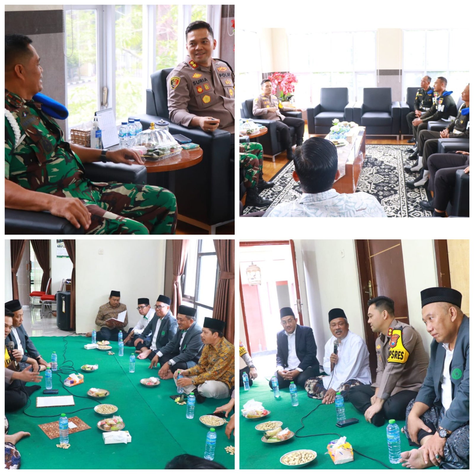 Kapolres Nganjuk Perkuat Sinergi dengan MUI dan POM TNI-AD, Fokus Deradikalisasi dan Penegakan Hukum