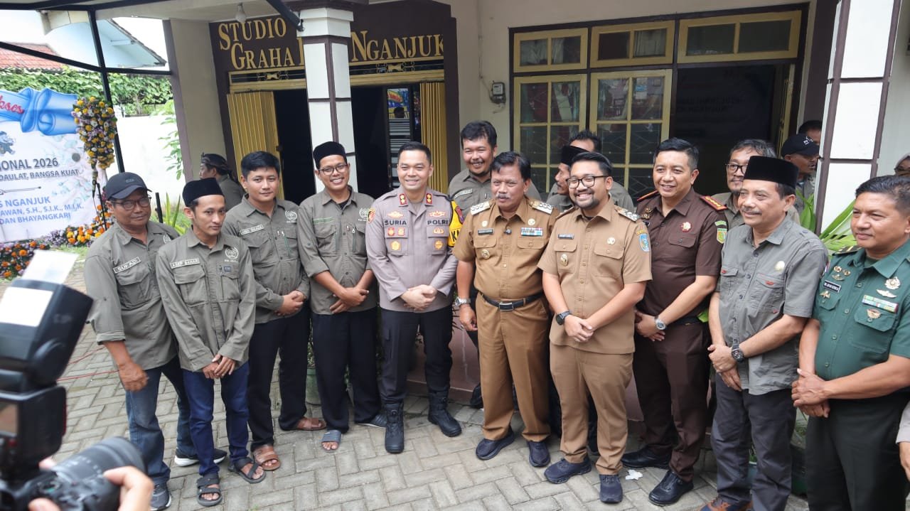 Kapolres Nganjuk Hadiri Peringatan HPN 2026, Perkuat Sinergi Forkopimda dan Insan Pers