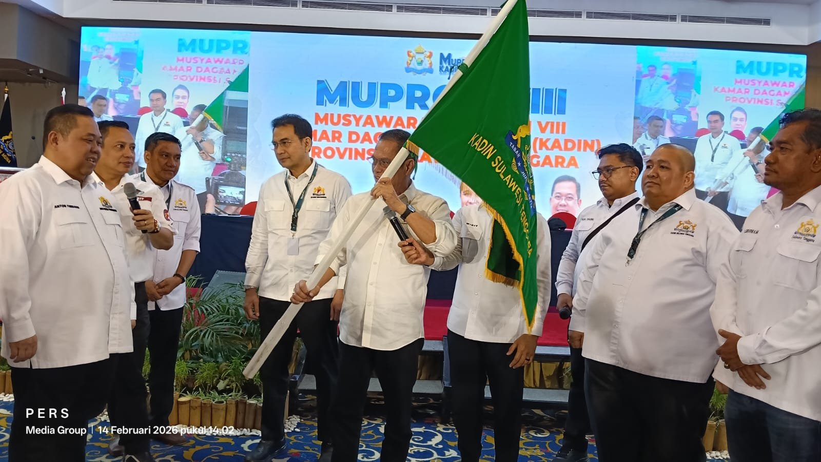 Anton Timbang Kembali Terpilih Nahkodai Kadin Sultra Secara Aklamasi Periode 2026–2031