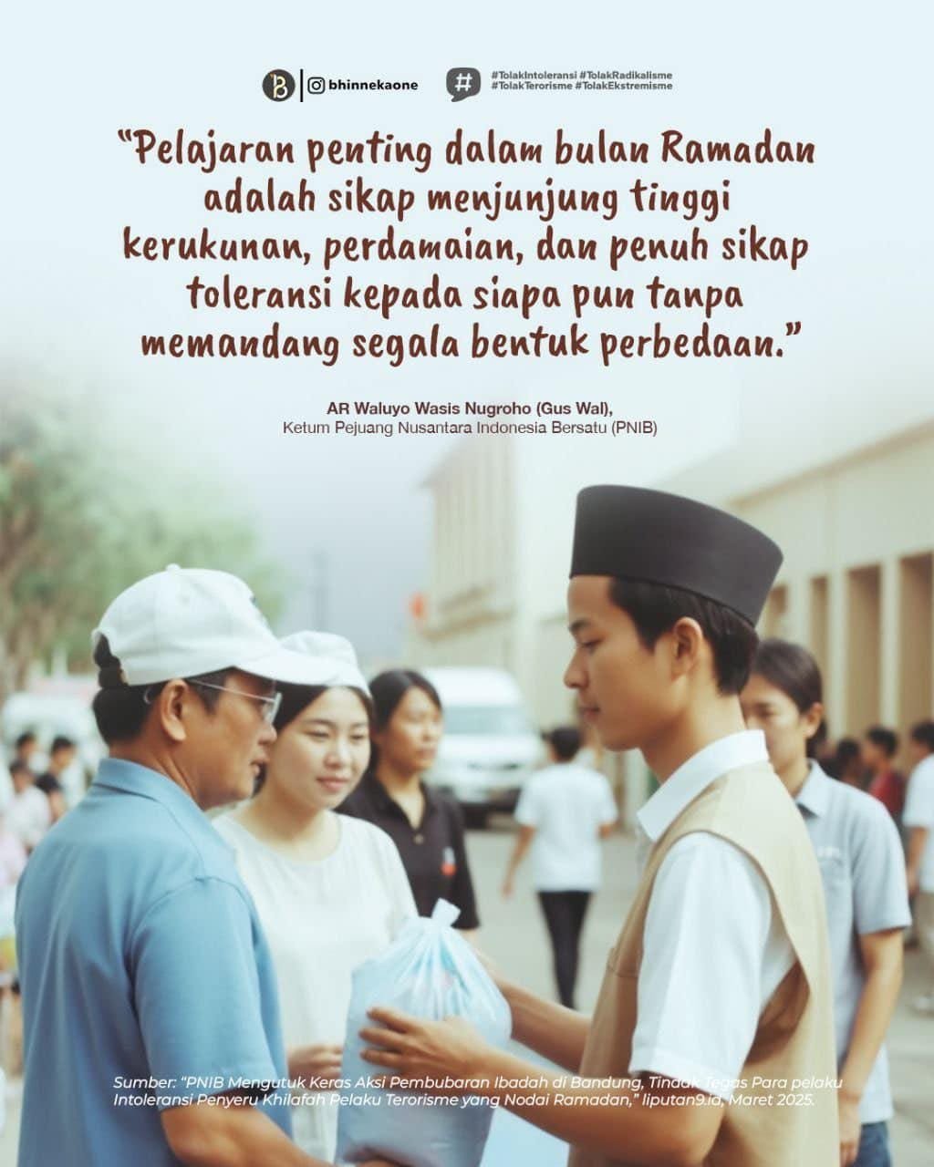 Momentum Ramadhan, PNIB Dorong Penguatan Moderasi Beragama