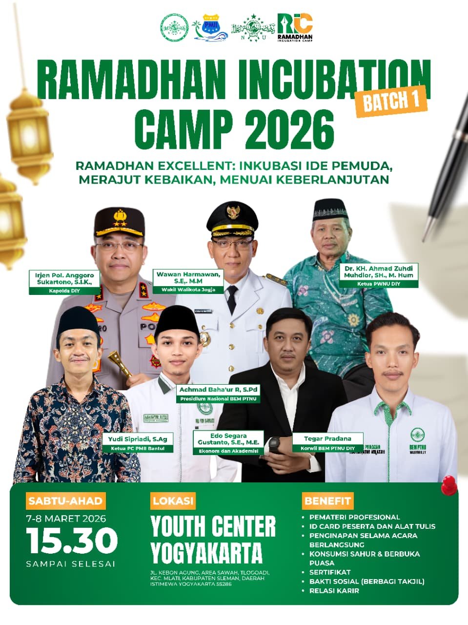 BEM PTNU DIY Bersiap Gelar Incubation Youth Camp, Gelorakan Mahasiswa Kritis dengan Semangat Membangun Negeri