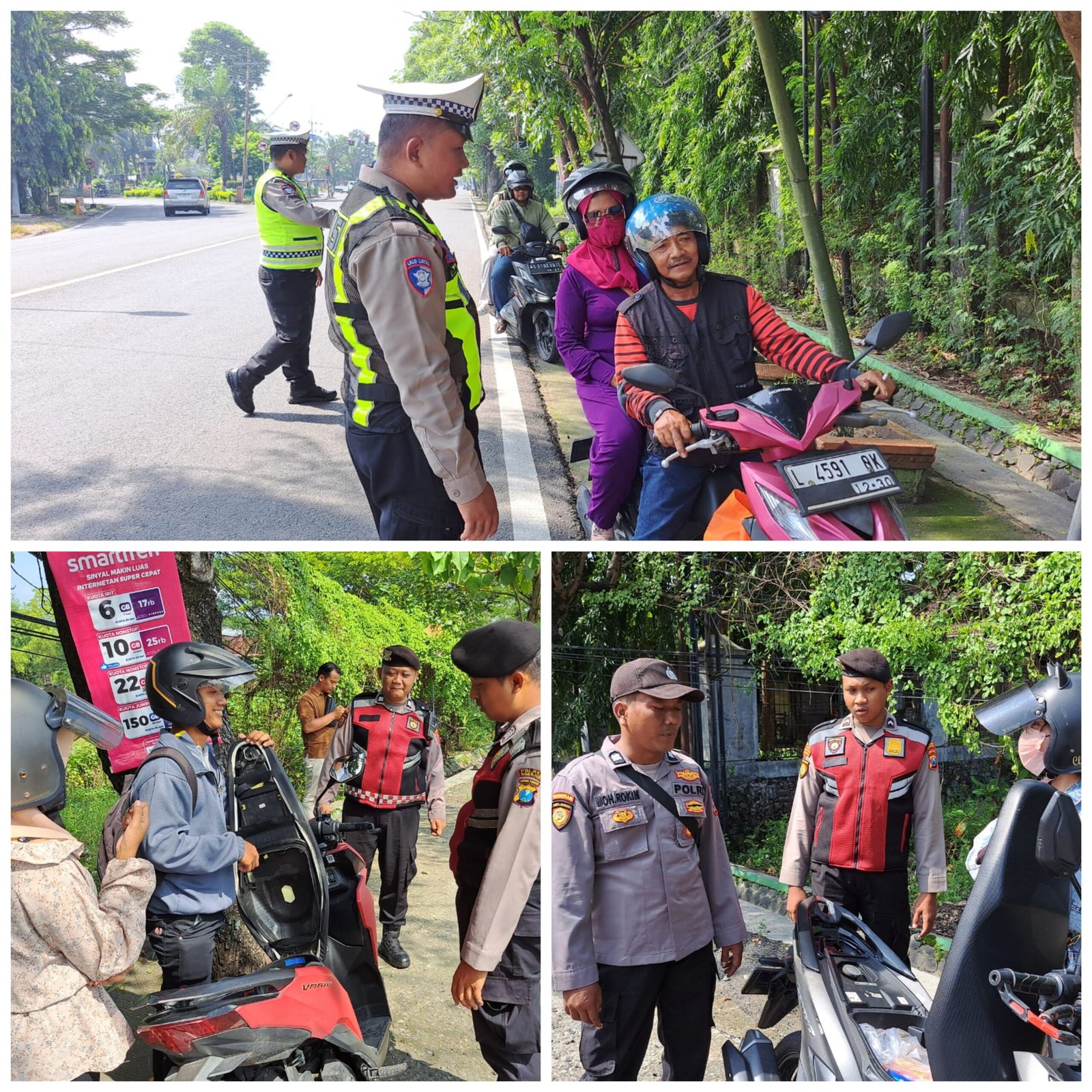 Ratusan Personel Polres Nganjuk Dilibatkan, Pengamanan Jalur IKSPI Kera Sakti Berlangsung Ketat