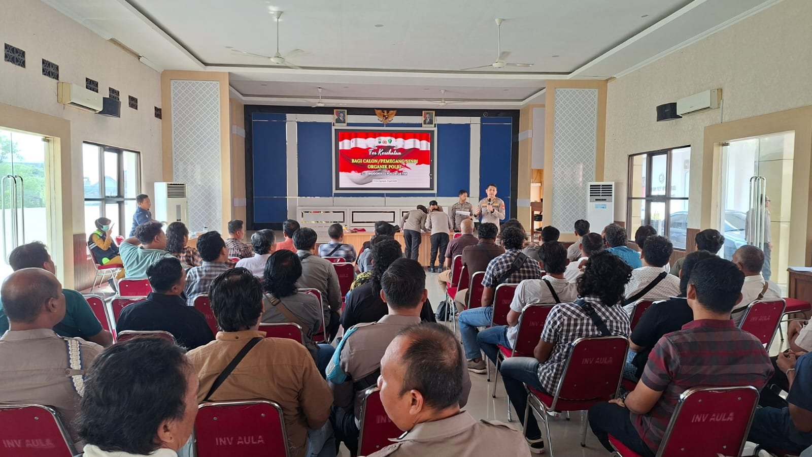 64 Personel Polres Nganjuk Jalani Tes Kesehatan dan Psikologi Senpi, Ini Tujuannya