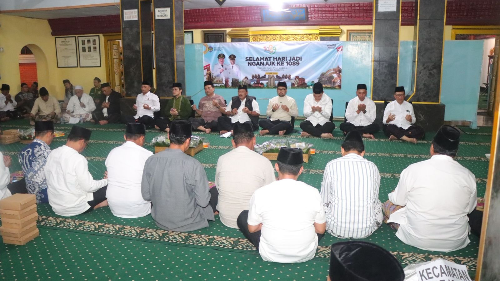 Doa Tahlil dan Tasyakuran HUT ke-1089 Nganjuk, Kapolres Dukung Pelestarian Budaya Leluhur