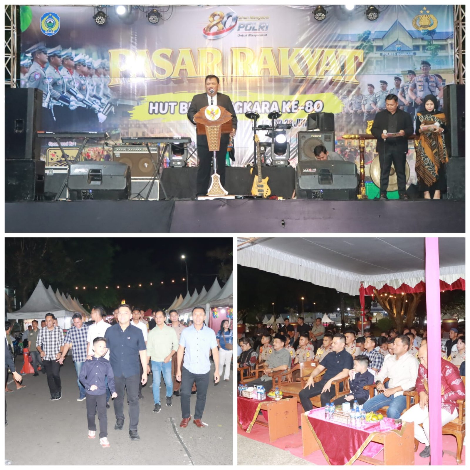 Polres Nganjuk Gelar Bazar dan Pameran UMKM Hari Bhayangkara ke-80, Dorong Pertumbuhan Ekonomi Masyarakat