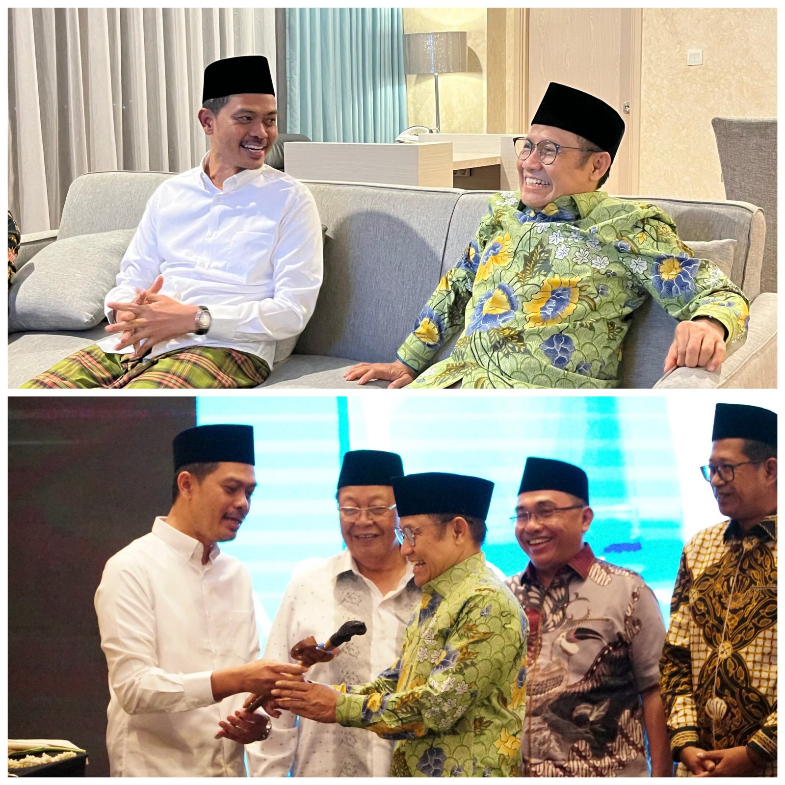 Jelang Muktamar Ke-35 NU, KH Imam Jazuli dan Gus Muhaimin Bertemu Bahas Masa Depan NU