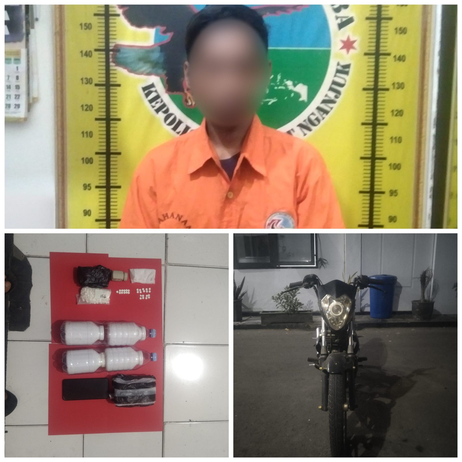 Pengembangan Kasus Okerbaya Berbuah Hasil, Satresnarkoba Polres Nganjuk Sita 7.000 Pil LL dari Rumah Terduga Pengedar