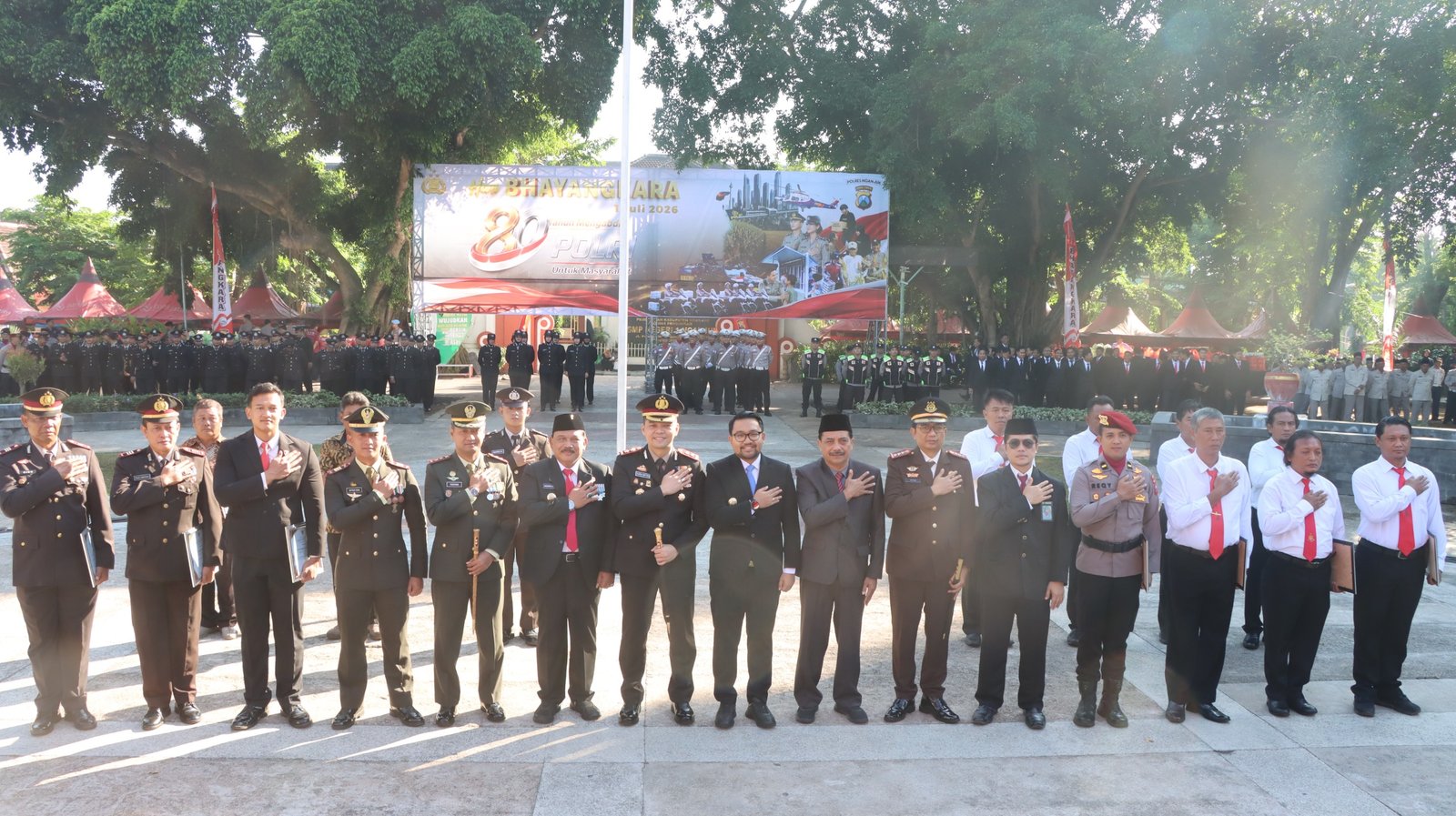 Puncak Hari Bhayangkara ke-80, Polres Nganjuk Teguhkan Komitmen “80 Tahun Mengabdi, Polri untuk Masyarakat”