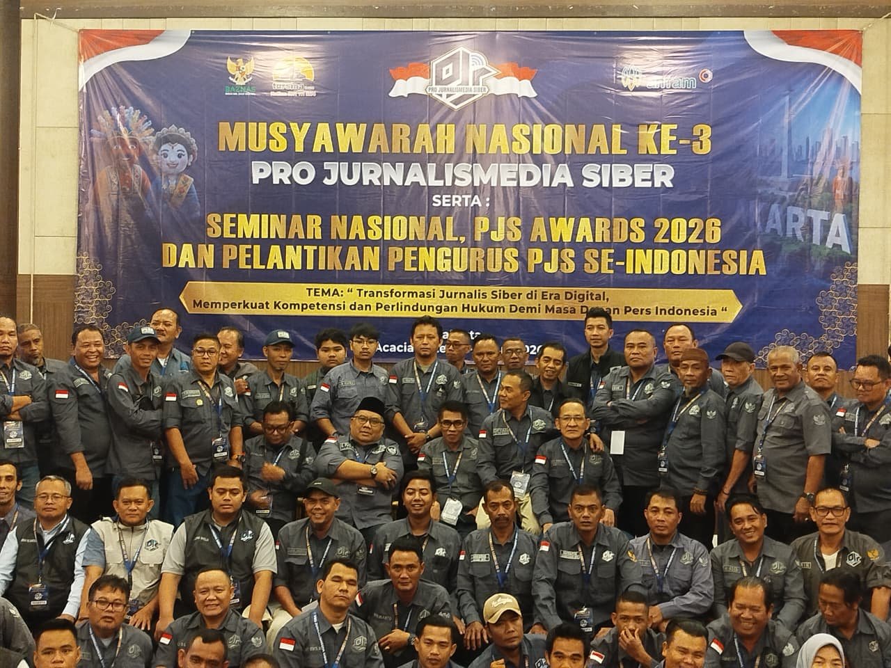Munas III PJS Tuntas, Mahmud Marhaba Terpilih Aklamasi Pimpin PJS Periode 2026–2027