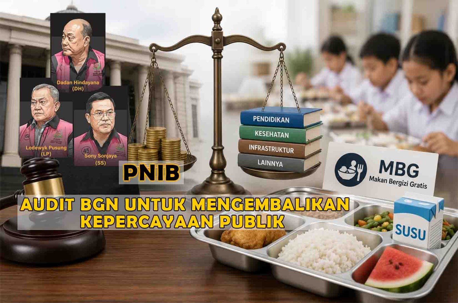 Putusan MK Dinilai Menangkan Hak Pendidikan, PNIB Minta Anggaran MBG Diaudit