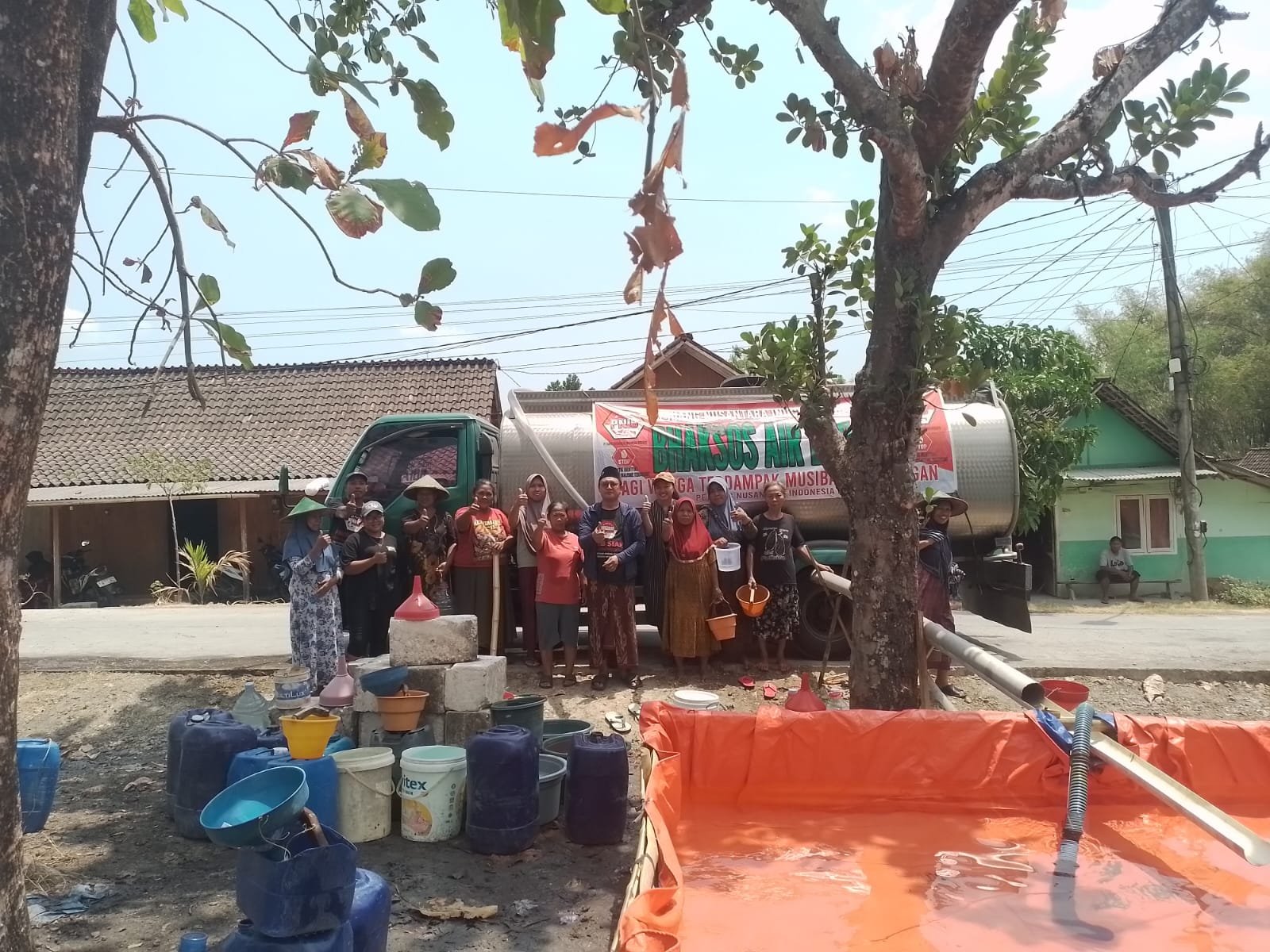PNIB Kembali Bhaksos Air Bersih di Bojonegoro